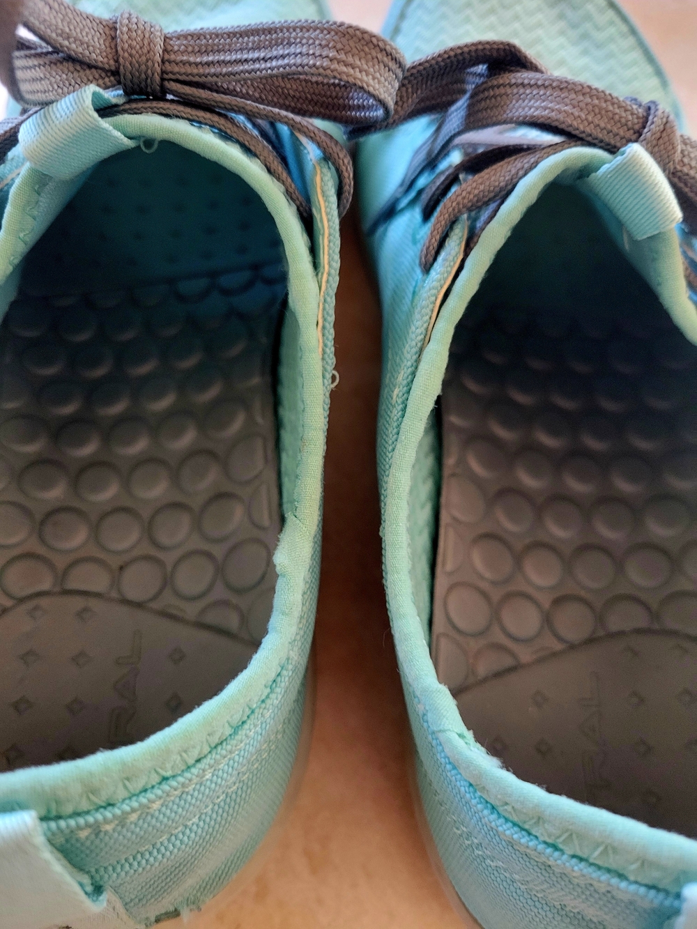 Astral Loyak Women's Teal Lace-Up Casual Sneakers with Gray Laces - Picture 11 of 11